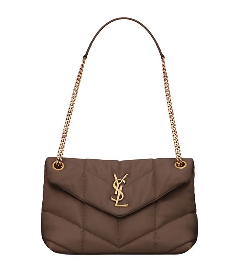 ysl loulou puffer small beige